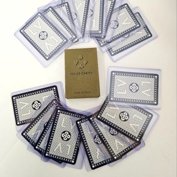 Louis Vuitton Jeu De Cartes Playing Cards In Bleu Et Blanc - Picture 8 of 8
